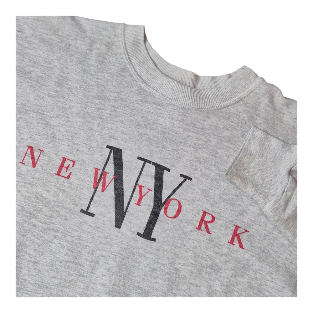 VTG Hanes Made in USA NY New York Graphic Sweatshirt Crewneck Pullover Adult XL